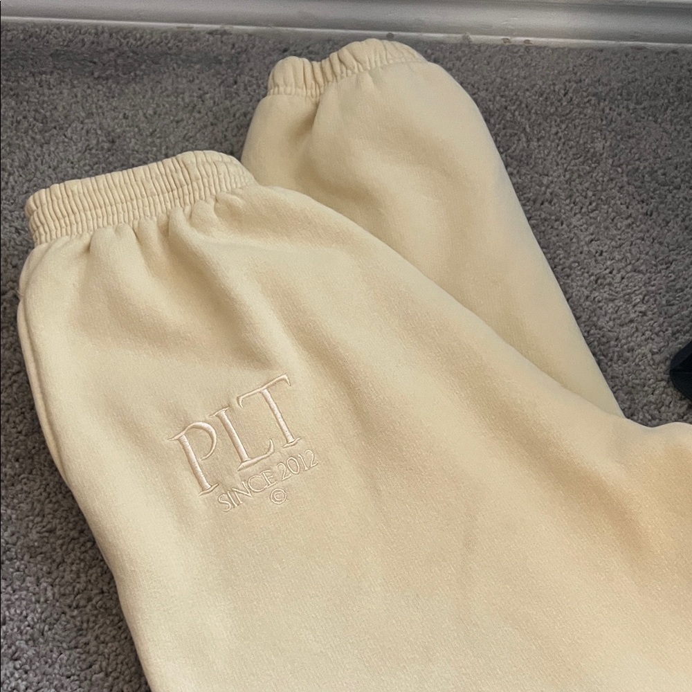 PLT Yellow Joggers with pockets